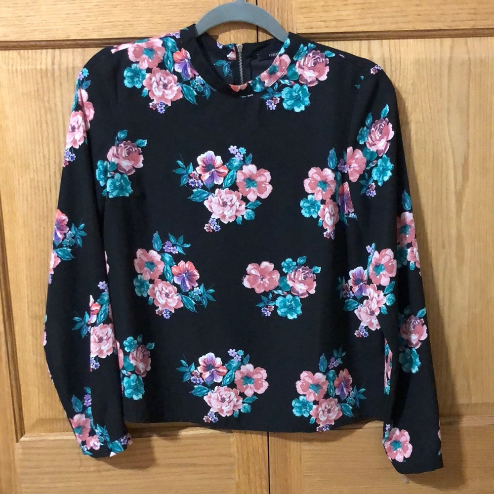 Forever 21 Long Sleeves Blouse SM